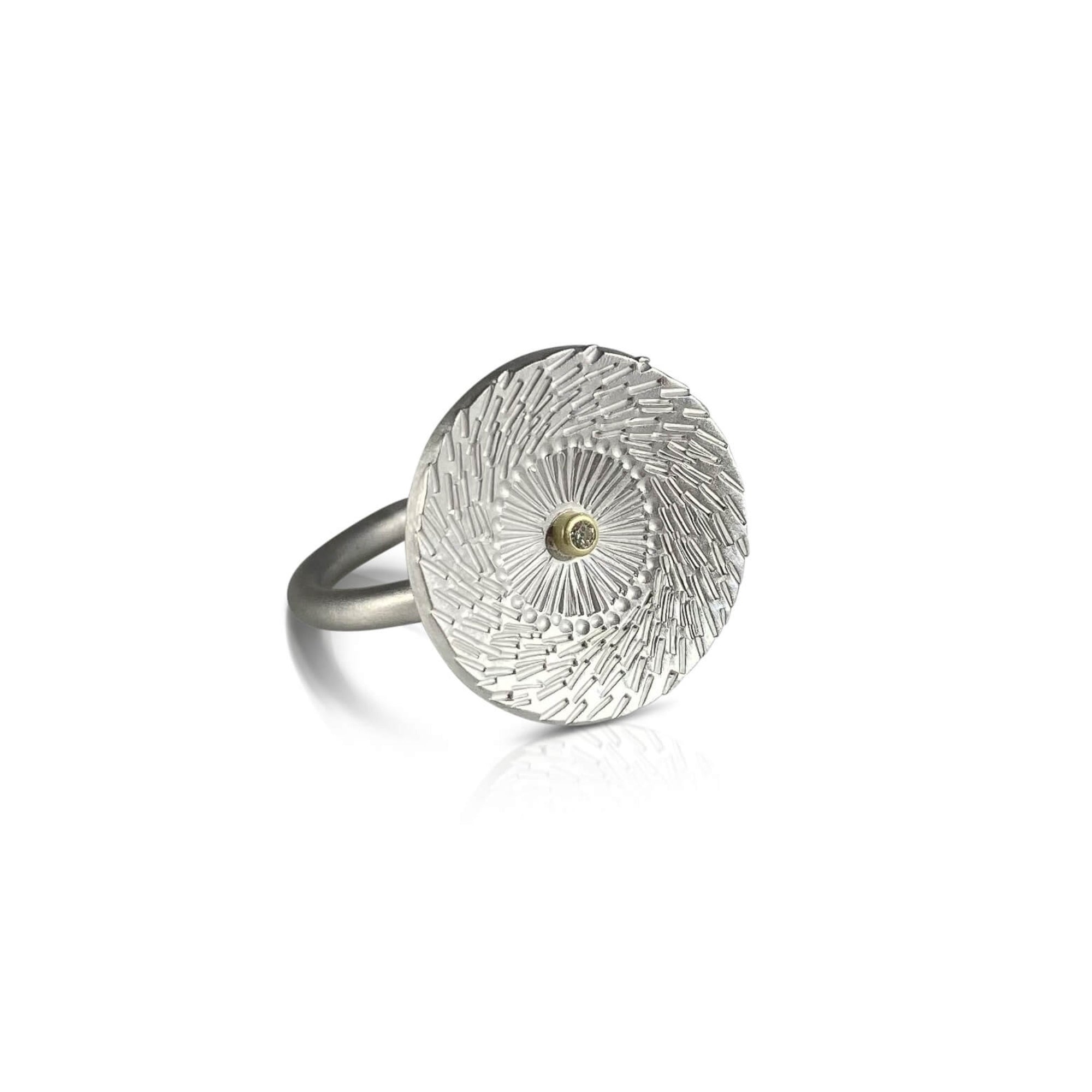 Silver Spin Ring
