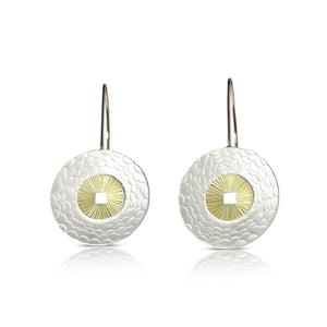 Concave Textured Earrings