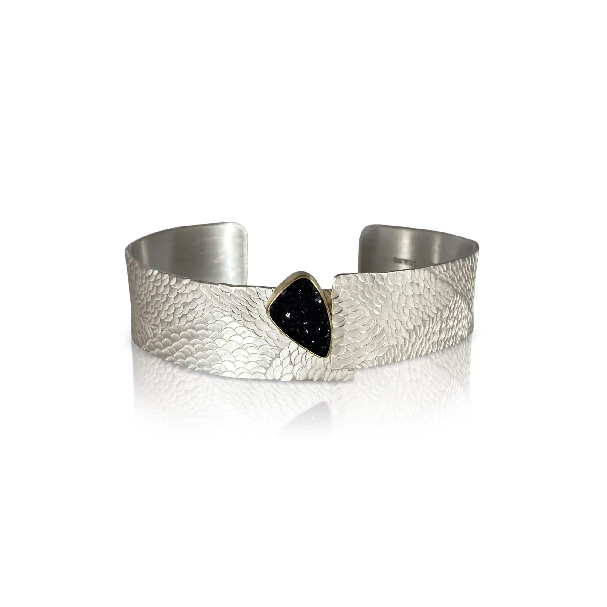 Black Druzy Cuff