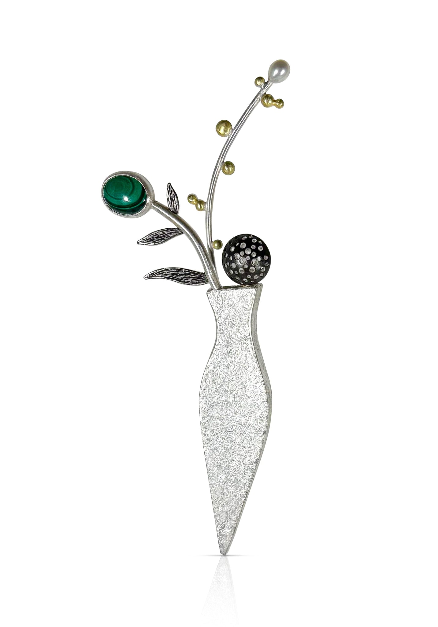 Garden Vase Brooch