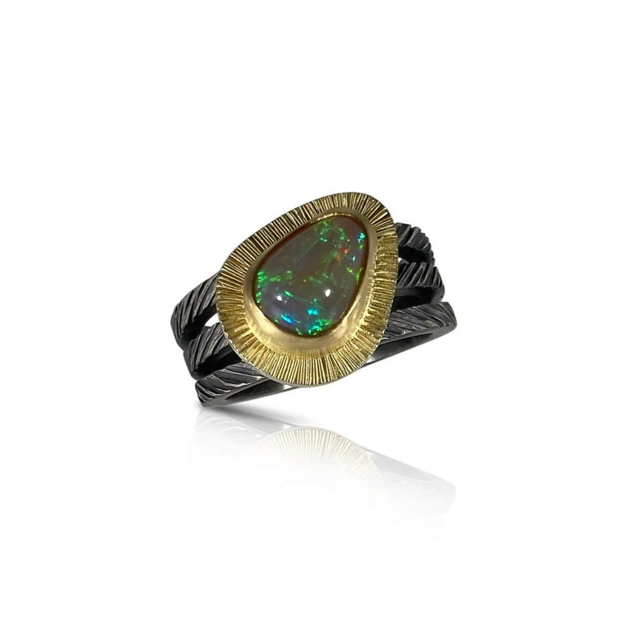 Ethiopian Opal Ring 2