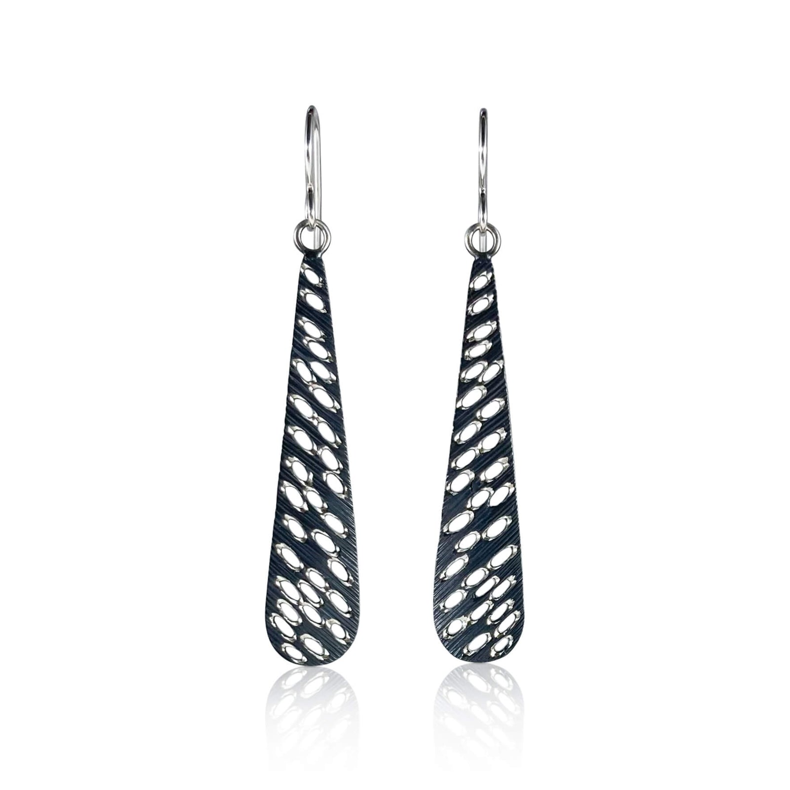 Long Pierced Drop Earrings