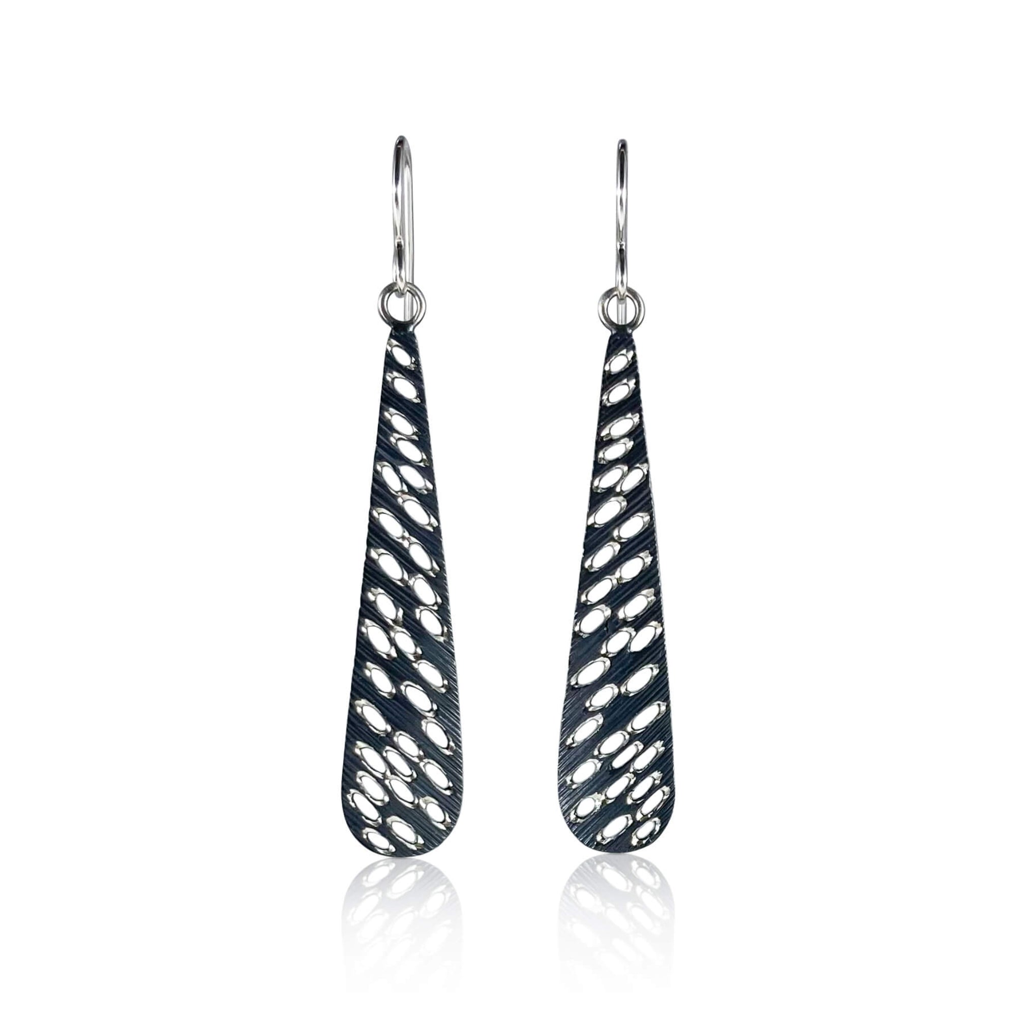 Long Pierced Drop Earrings