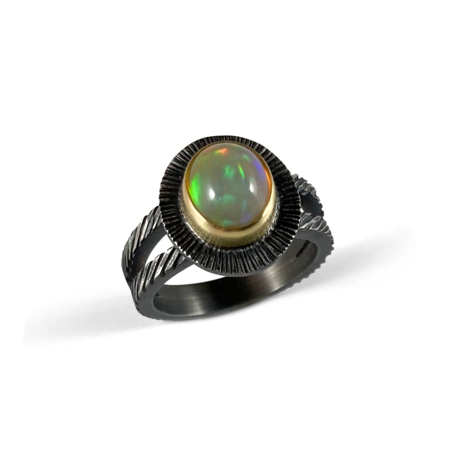 Ethiopian Opal Ring